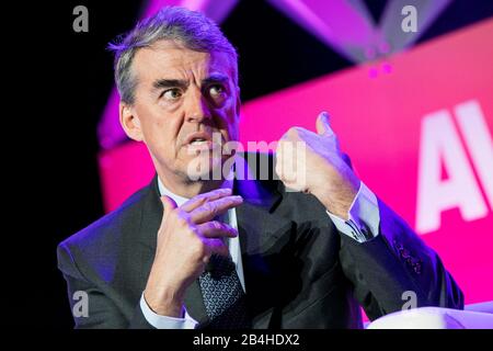 Alexandre de Juniac, directeur général et directeur général de l'Association internationale du transport aérien (IATA), parle à la Chambre des communes des États-Unis Banque D'Images