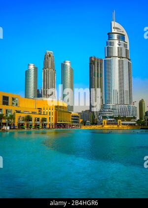 Dubaï, Vae, Place Emaar, Dubaï Banque D'Images