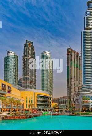 Dubaï, Vae, Place Emaar, Dubaï Banque D'Images