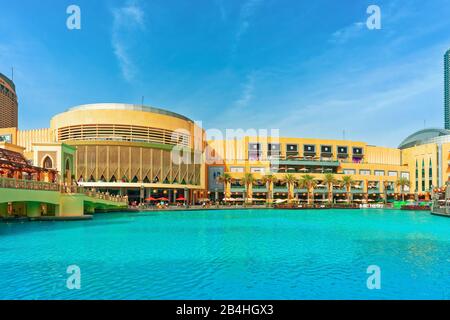 Dubaï, Émirats Arabes Unis, Place Emaar, Dubaï Banque D'Images