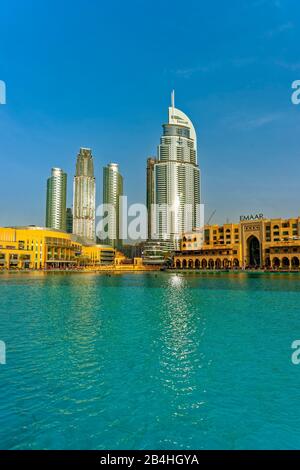 Dubaï, Vae, Place Emaar, Dubaï Banque D'Images