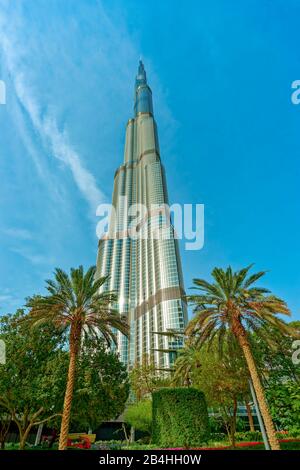 Dubaï, Vae, Place Emaar, Burj Khalifa, Dubaï Banque D'Images