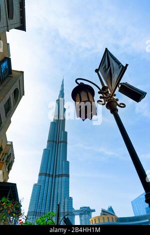 Dubaï, Vae, Place Emaar, Burj Khalifa, Dubaï Banque D'Images