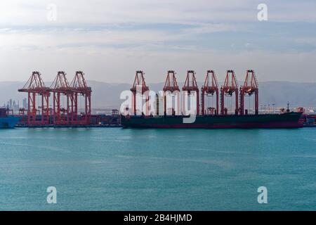 Oman, port, jetée, Salalah Banque D'Images