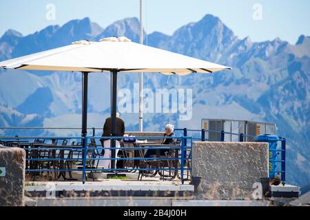 Rochers-De-Naye, Montreux, Vaud, Suisse Banque D'Images