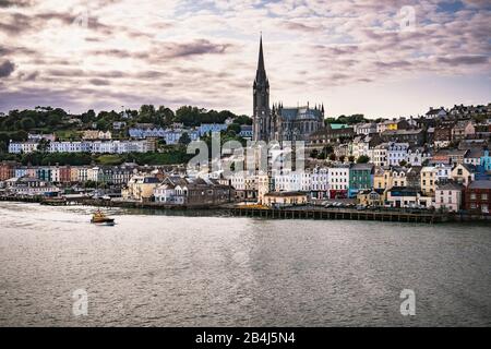 Cobh, ville, port, sud, Irlande, Queenstown, Europe Banque D'Images