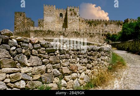 Le Château, Trujillo (Caceres) Espagne, Banque D'Images