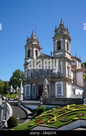 Europe, Portugal, Région Du Nord, Braga, Sanctuaire, Bom Jesus Do Monte, Architecture Néoclassique Banque D'Images