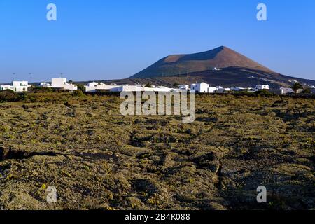 Village De Masdache, Région De La Geria, Lanzarote, Îles Canaries, Espagne Banque D'Images