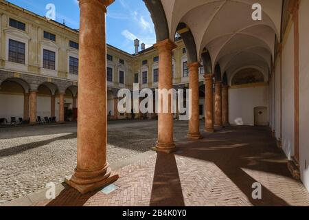 Cour de la résidence de la ville, Landshut, Basse-Bavière, Bavière, Allemagne Banque D'Images