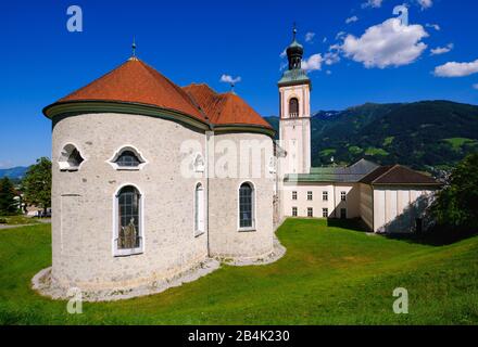 Abbaye Saint-Georgenberg-Fiecht, À Vomp, Inntal, Tyrol, Autriche Banque D'Images