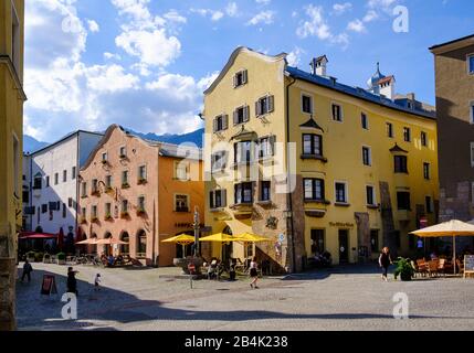 Place De La Haute-Ville, Vieille Ville, Hall In Tirol, Inntal, Tyrol, Autriche Banque D'Images