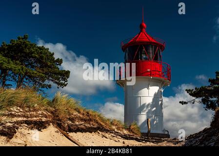 Beacon Gellen, Île Hiddensee Banque D'Images