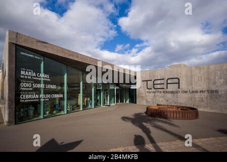 L'Espagne, Iles Canaries, Tenerife, l'île Santa Cruz de Tenerife, Tenerife, thé Espacio de las Artes, extérieur Banque D'Images