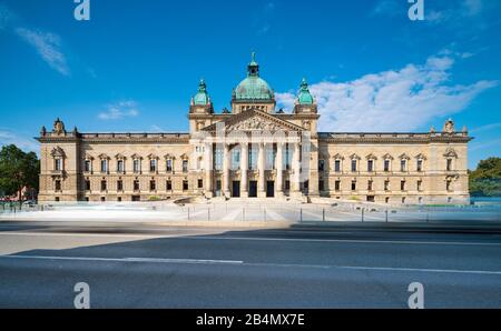 Allemagne, Saxe, Leipzig, Cour Administrative Fédérale, Ancienne Cour Impériale Banque D'Images