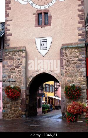 Turckheim est une commune française, située en Alsace. Département du Haut-Rhin dans la région du Grand est. Banque D'Images