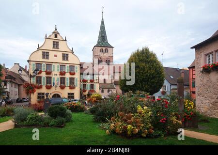 Turckheim est une commune française, située en Alsace. Département du Haut-Rhin dans la région du Grand est. Banque D'Images