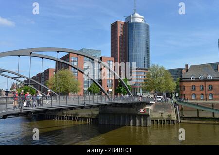 Columbushaus, Hafencity, Hambourg, Allemagne Banque D'Images