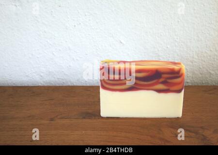 Tranche de savon faite à la main Banque D'Images