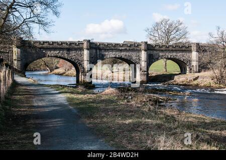 Autour du Royaume-Uni - une journée à Bolton Abbey Banque D'Images