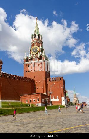 Tour Spasskaya au Kremlin Banque D'Images