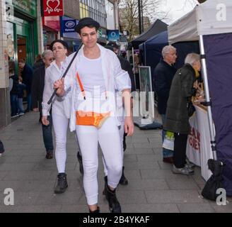 Brentwood Essex, Royaume-Uni. 7 mars 2020. Early Doors Productions relance de la pièce « A Clockwork Orange » au Brentwood Theatre, Brentwood Essex Royaume-Uni. Crédit : Ian Davidson/Alay Live News Banque D'Images