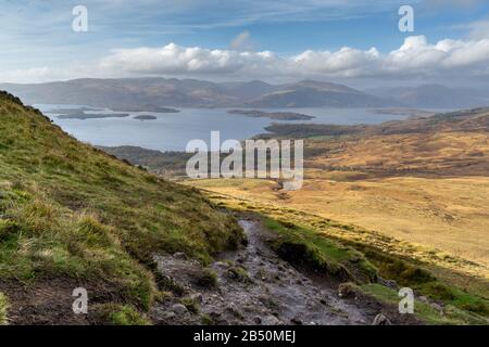 Vue de Conic Hill près du Loch Lomond, Ecosse - Royaume-Uni Banque D'Images