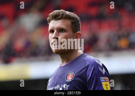 Londres, Royaume-Uni. 7 mars 2020. Dillon Phillips de Charlton lors du match de championnat Sky Bet entre Charlton Athletic et Middlesbrough à la Valley, Londres le samedi 7 mars 2020. (Crédit: Ivan Yordanov | MI News) la photographie ne peut être utilisée qu'à des fins de rédaction de journaux et/ou de magazines, licence requise à des fins commerciales crédit: Mi News & Sport /Alay Live News Banque D'Images