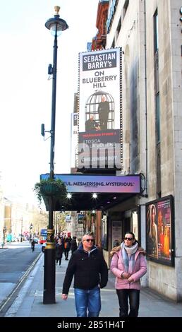 The Trafalgar Studios in Whitehall maison actuelle 'On Blueberry Hill' dans la maison de théâtre de Londres - Le West End. Certaines des productions les plus célèbres au monde sont actuellement exécutées ici. Banque D'Images