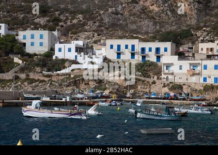 Île De Levanzo. Mer Méditerranée. Banque D'Images