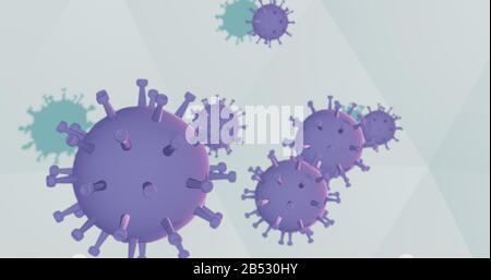 Maladie du coronavirus (COVID-19) - En Chine et dans d'autres pays, un nombre croissant de cas de maladie sont dus à un nouveau coronavirus. Banque D'Images