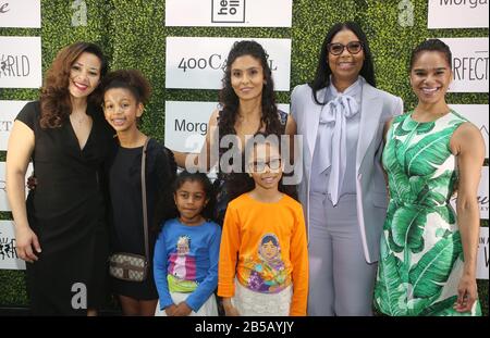 Los Angeles, Californie 7 mars 2020. Manuela Testolin, Cookie Johnson, Misty Copeland, Latanya Richardson Jackson, Dans Un Monde Parfait Le Monde Du Bon Déjeuner Au Four Seasons Hotel Los Angeles À Beverly Hills, En Californie, Le 7 Mars 2020. Crédit: Faye Sadou/Media Punch/Alay Live News Banque D'Images