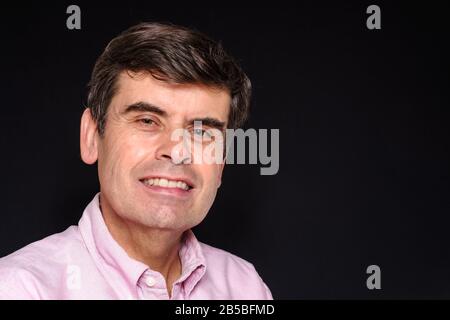 Un seul homme Banque D'Images