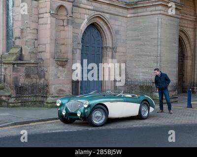 Austin Healey 100 BN1 1953 Banque D'Images