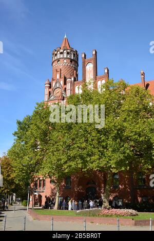 Berkaer Platz accueille dignement, Rathaus, Wilmersdorf, Berlin, Deutschland Banque D'Images