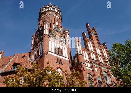 Berkaer Platz accueille dignement, Rathaus, Wilmersdorf, Berlin, Deutschland Banque D'Images