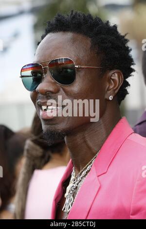 Cérémonie Du 50 Cent Étoiles Sur Le Hollywood Walk Of Fame Le 30 Janvier 2019 À Los Angeles, Ca Avec: Michael Blackson Où: Los Angeles, Californie, États-Unis Quand: 30 Jan 2020 Crédit: Nicky Nelson/Wenn.com Banque D'Images