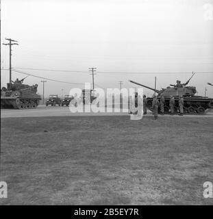 ARMÉE américaine Kampfpanzer M48 Patton - armée américaine M48 Tank Patton Banque D'Images