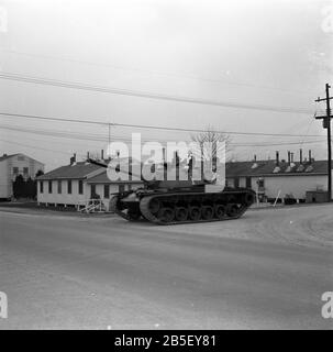 ARMÉE américaine Kampfpanzer M48 Patton - armée américaine M48 Tank Patton Banque D'Images