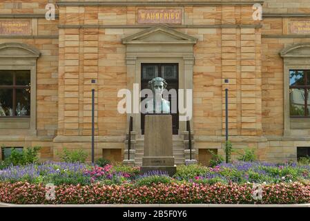 Bueste, Ludwig Ii Von Bayern, Villa Wahnfried, Richard-Wagner-Strasse, Bayreuth, Bayern, Deutschland / Büste Banque D'Images