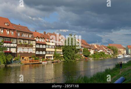 Klein-Venedig, Fischerei, Bamberg, Bayern, Deutschland Banque D'Images