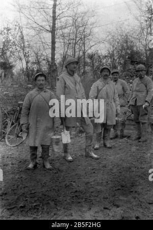 1. Weltkrieg Französisches Heer / 1ère Guerre Mondiale Forces Terrestres Françaises (Armée) / Grande Guerre Armée De Terre Banque D'Images