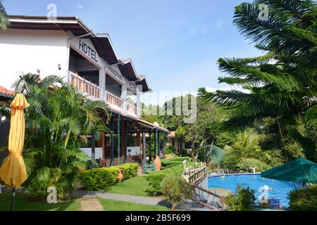 Hôtel Panorama, Unawatuna, Sri Lanka Banque D'Images