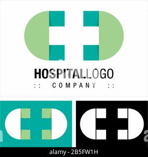 Logo Cross (Hospital, Medicine, Doctor, Clinic) Vector Symbol Company (Logotype). Illustration De L'Icône Santé Médicale. Un Concepp D'Identité Moderne Et Élégant Illustration de Vecteur