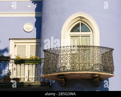 Bâtiment caractéristique avec des détails étonnants dans le centre historique de la ville de bolzano dans le Tyrol du Sud. Trentin-Haut-Adige, Italie Du Nord, Europe Banque D'Images