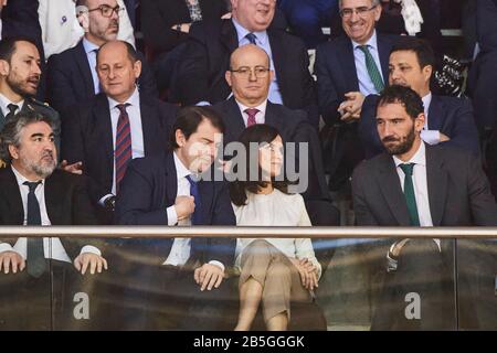 Salamanque, Castilla Leon, Espagne. 8 mars 2020. La reine Letizia d'Espagne assiste au match final du Panier de la coupe de la Reine d'Espagne ''˜entre Perfumerias Avenida (gagnant) et Uni Girona à Pabellon Multiusos Sanchez Paraiso le 8 mars 2020 à Salamanque, Espagne crédit: Jack Abuin/ZUMA Wire/Alay Live News Banque D'Images