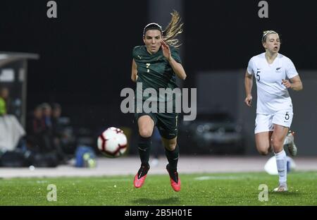 Parchal, Portugal. 7 mars 2020. Lagos, PORTUGAL: 7 mars le défenseur italien Azzurre a appelé les Fénes de football et l'Italie lors du match de football féminin entre les équipes nationales de Nouvelle-Zélande, le tournoi de womensocer prestigieux au Portugal David Catry/SPP-Sportpix Credit: Spp Sport Press Photo. /Alay Live News Banque D'Images