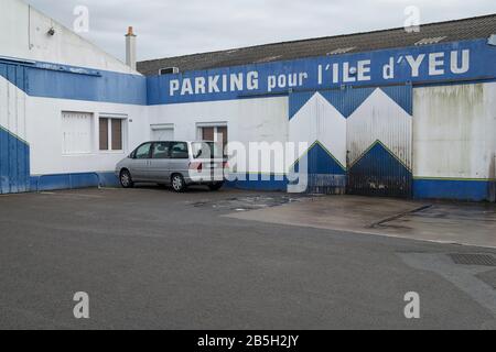 fromentine au ferry de l'ile d'yeu Banque D'Images