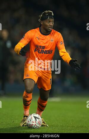 Le Newcastle United Allan Saint-Maximin Banque D'Images