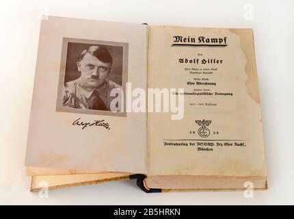 Buch, Adolf Hitler, Mein Kampf Banque D'Images